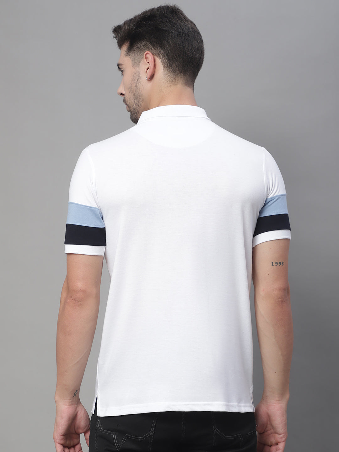 Polo Collar Cotton Slim Fit T-shirt