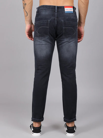 Men Blue Slim Fit Heavy Fade Stretchable Jeans