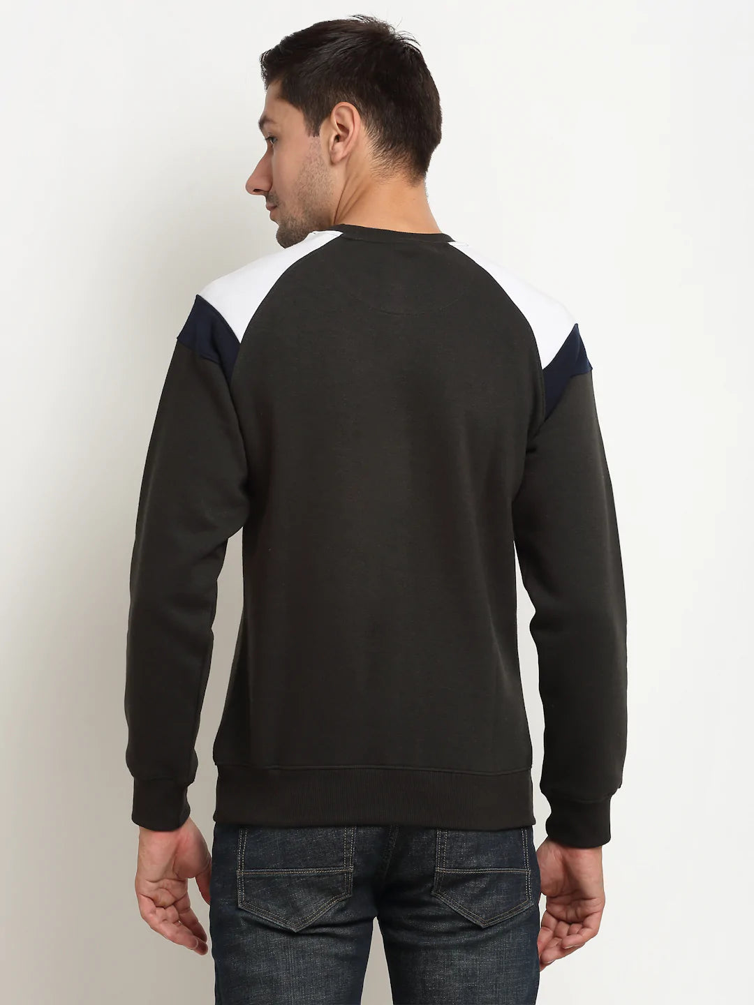 Men Brown Printed Sweatshirt