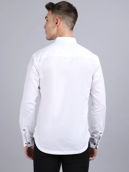 Men White Kurta