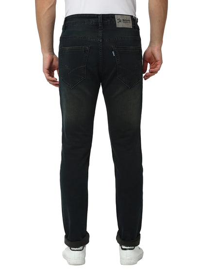 Men Green Slim Fit Mid-Rise Clean Look Jeans