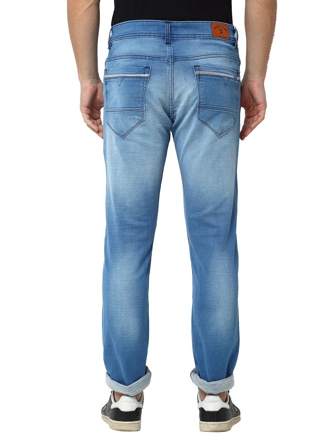 Men Blue Slim Fit Mid-Rise Clean Look Jeans