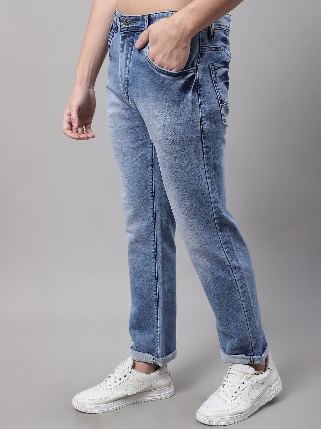 Men Heavy Fade Stretchable Cotton Jeans