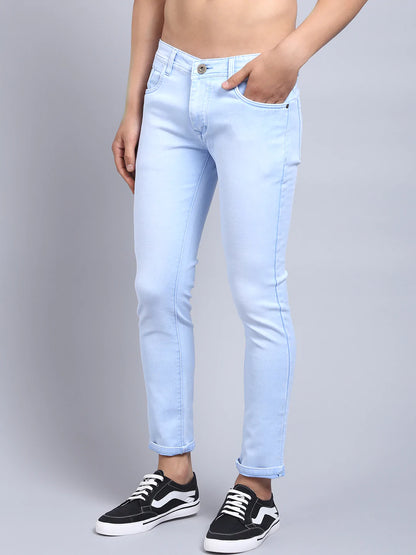 Men Blue Slim Fit Stretchable Jeans