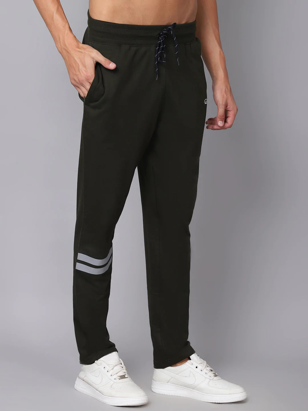 Buy Men's Navy BlueGrey Cotton Solid Slim Fit Track Pants Combo Online In  India At Discounted Prices