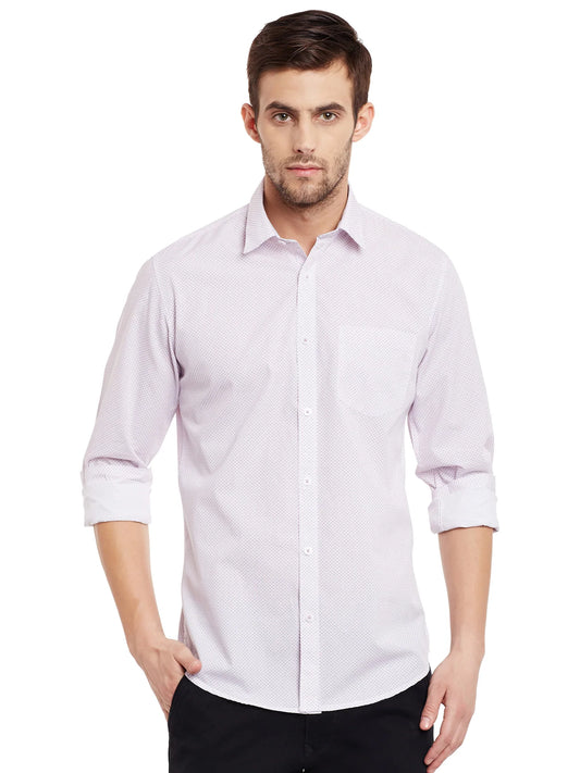 Men Pink Slim Fit Shirts