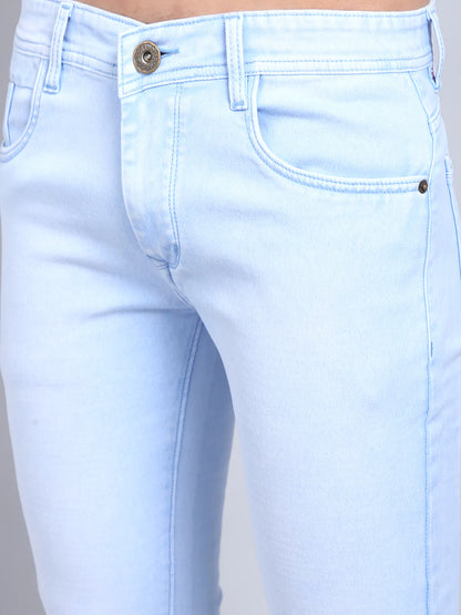Men Blue Slim Fit Stretchable Jeans