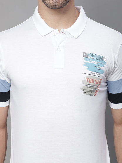 Polo Collar Cotton Slim Fit T-shirt