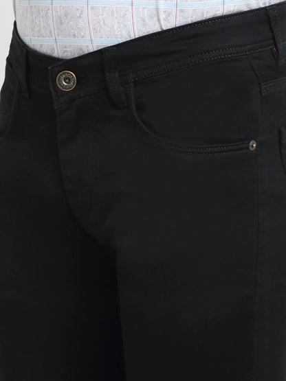 Men Black Slim Fit Stretchable Jeans