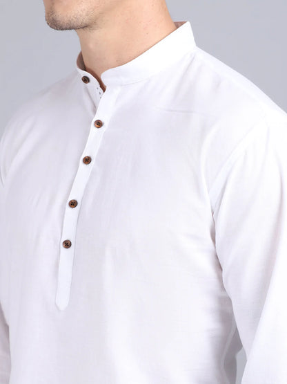 Men White Kurta