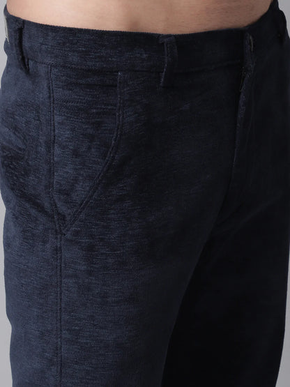 Men Slim Fit Corduroy Trouser