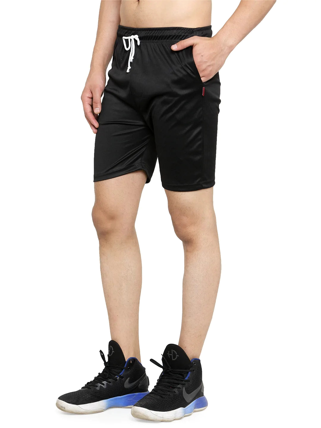 Men Black Dry Fit Shorts