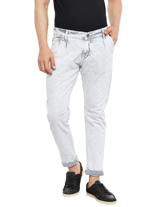 Men Grey Slim Fit Denims